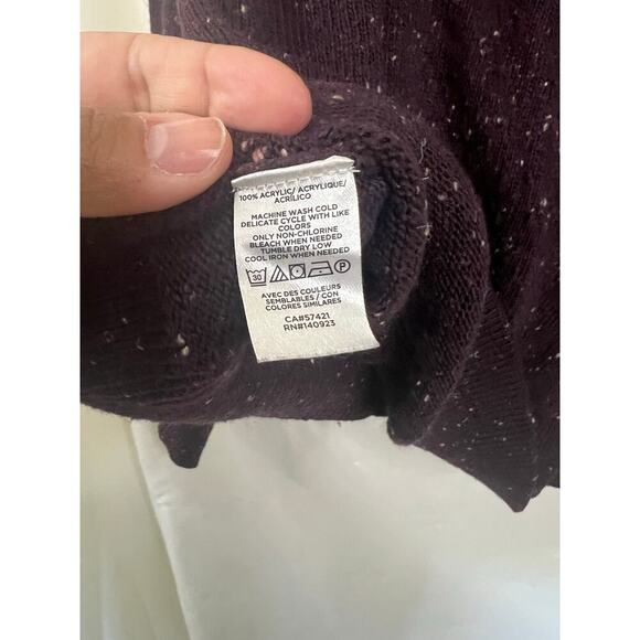 Loft Purple Long Sleeve Sweater Size XXL - Picture 4 of 4